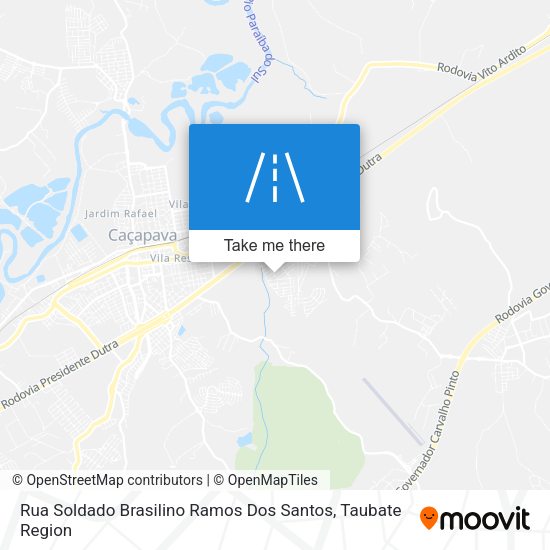 Rua Soldado Brasilino Ramos Dos Santos map