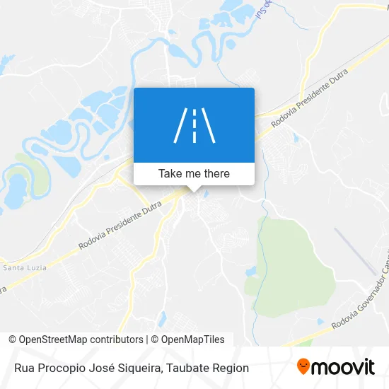 Rua Procopio José Siqueira map