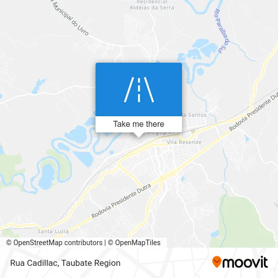 Rua Cadillac map