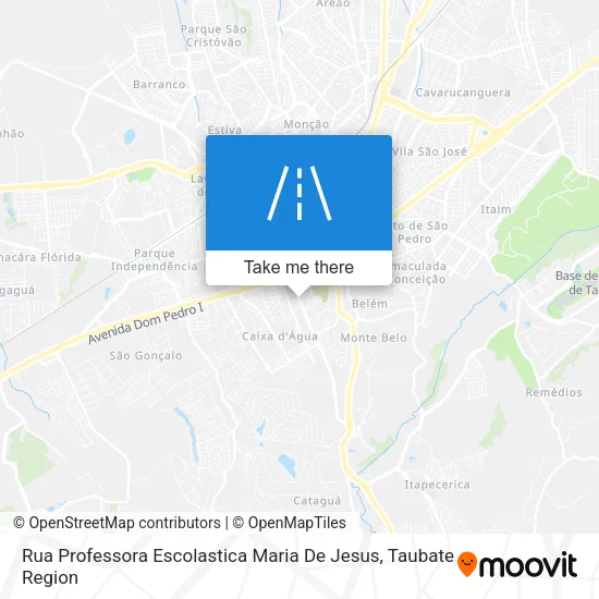 Rua Professora Escolastica Maria De Jesus map