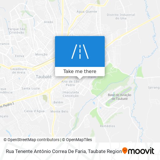 Rua Tenente Antônio Correa De Faria map