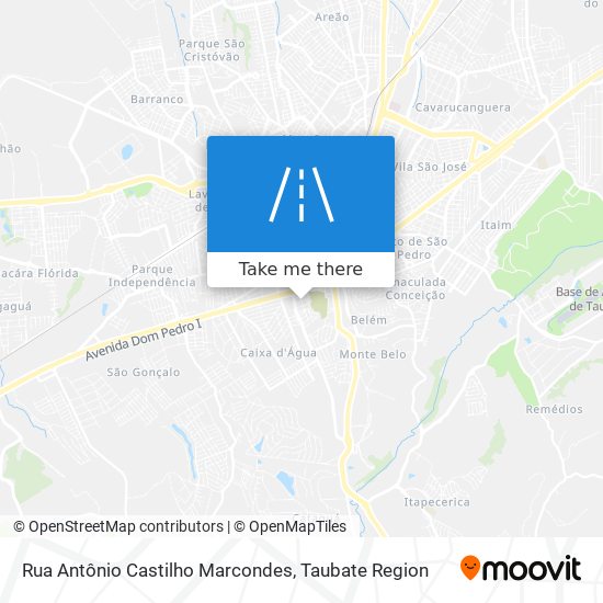 Rua Antônio Castilho Marcondes map