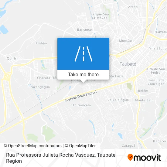 Rua Professora Julieta Rocha Vasquez map