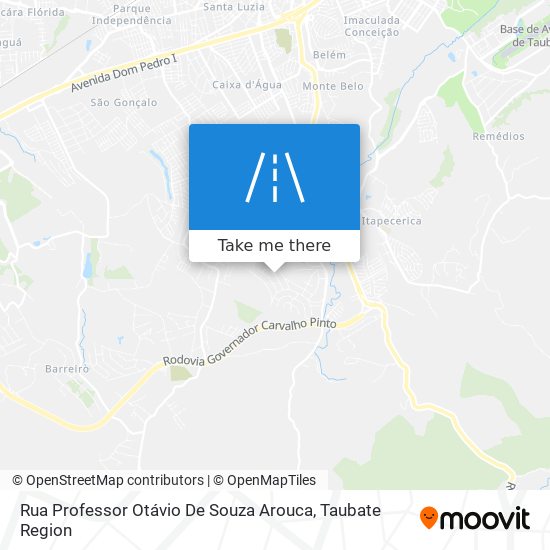 Mapa Rua Professor Otávio De Souza Arouca