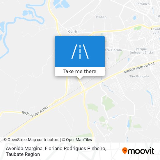 Avenida Marginal Floriano Rodrigues Pinheiro map