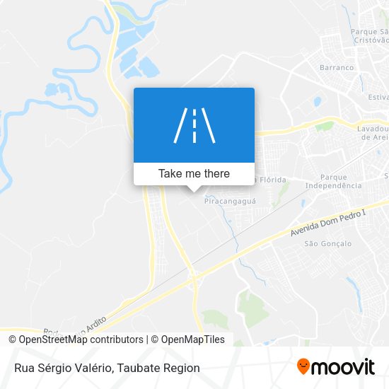 Rua Sérgio Valério map