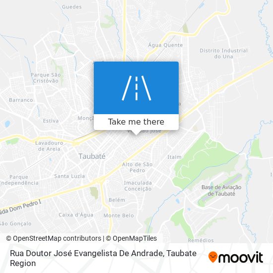 Rua Doutor José Evangelista De Andrade map