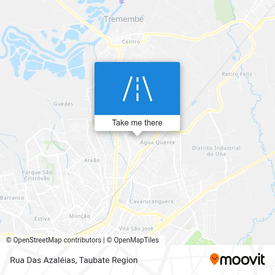 Rua Das Azaléias map