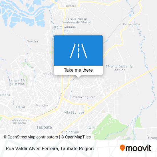 Rua Valdir Alves Ferreira map
