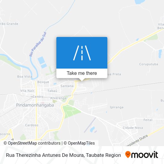 Rua Therezinha Antunes De Moura map