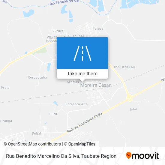 Rua Benedito Marcelino Da Silva map