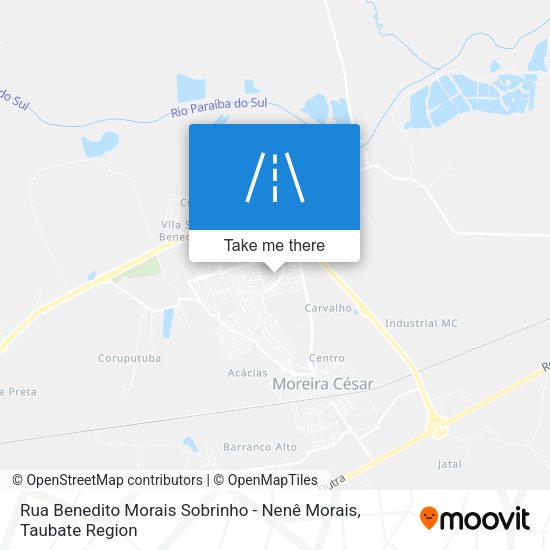 Rua Benedito Morais Sobrinho - Nenê Morais map