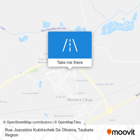 Rua Juscelino Kubitschek De Oliveira map