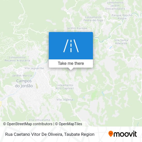 Rua Caetano Vitor De Oliveira map