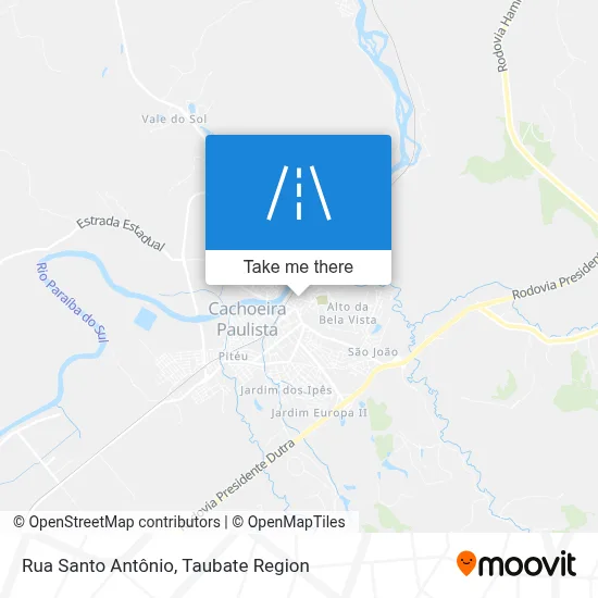 Rua Santo Antônio map