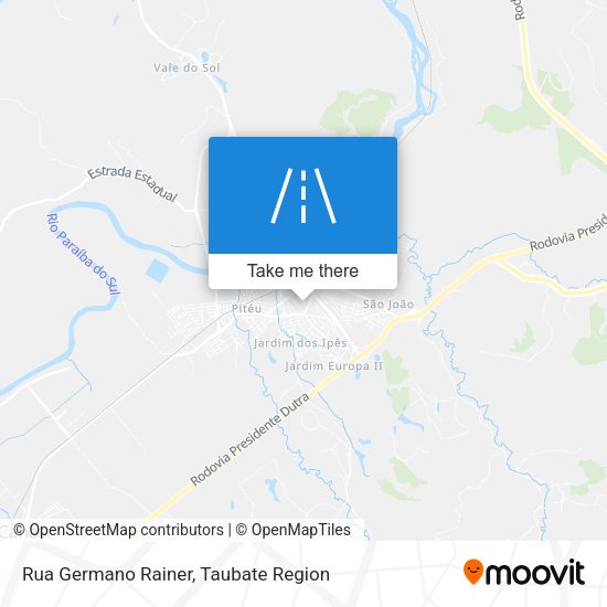 Rua Germano Rainer map