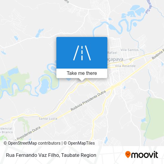 Rua Fernando Vaz Filho map