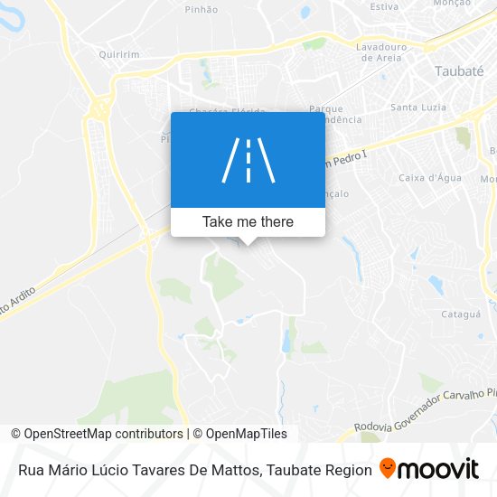 Rua Mário Lúcio Tavares De Mattos map