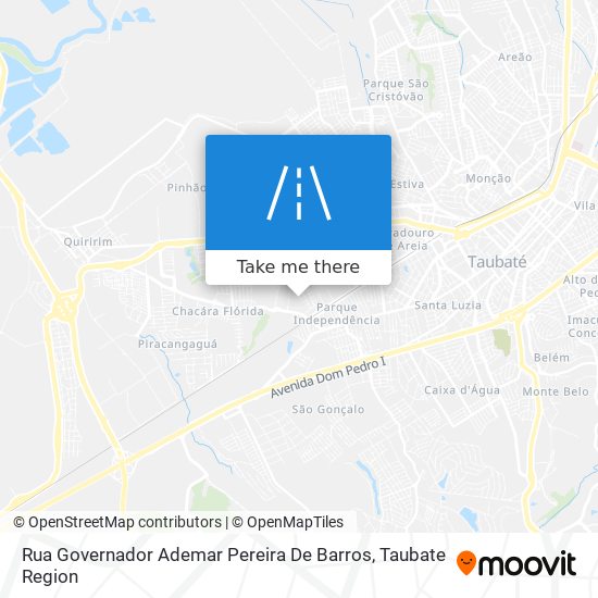 Rua Governador Ademar Pereira De Barros map