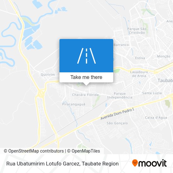 Rua Ubatumirim Lotufo Garcez map
