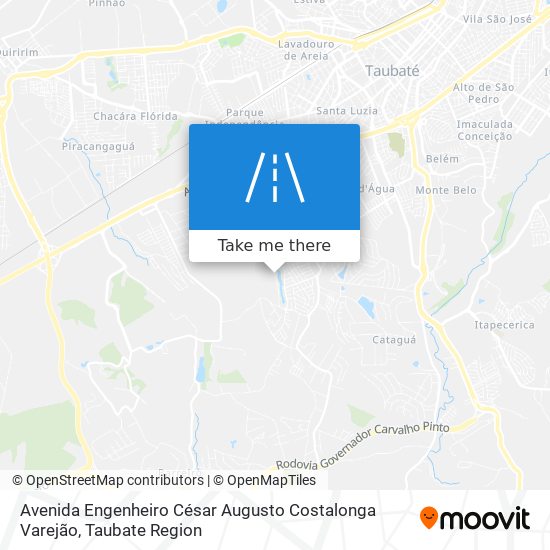 Avenida Engenheiro César Augusto Costalonga Varejão map