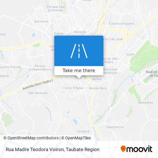 Rua Madre Teodora Voiron map