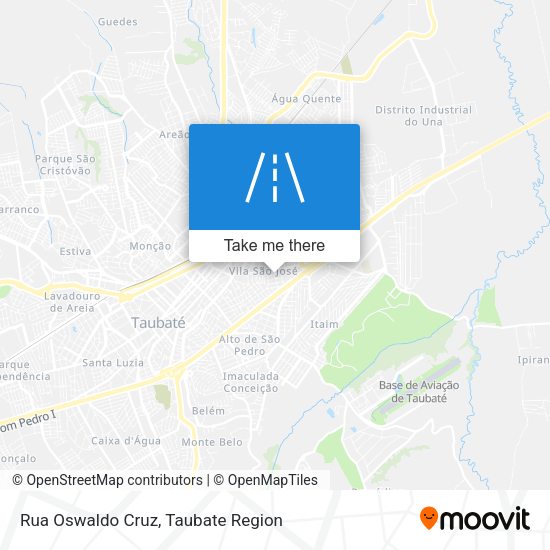 Rua Oswaldo Cruz map