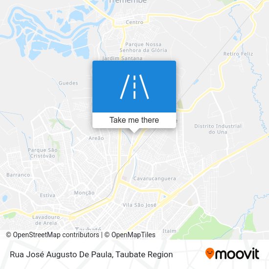 Rua José Augusto De Paula map