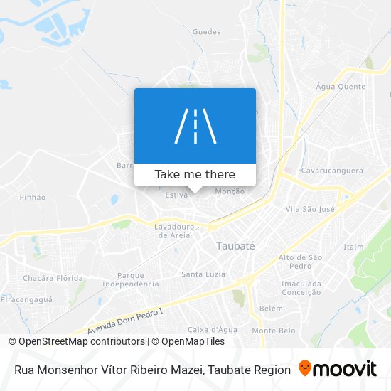 Rua Monsenhor Vítor Ribeiro Mazei map