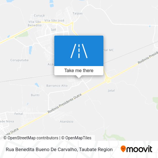 Rua Benedita Bueno De Carvalho map