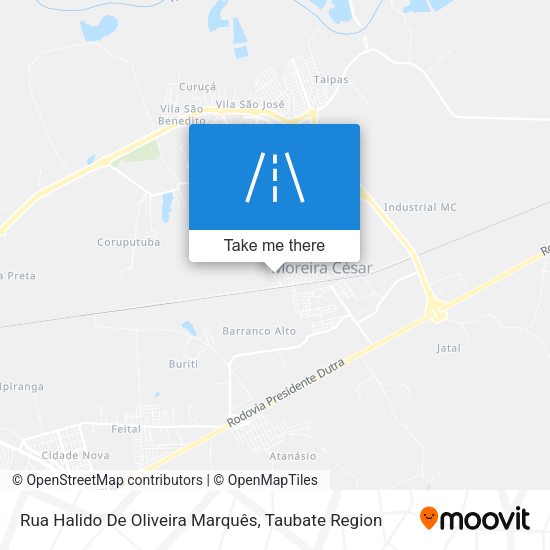 Rua Halido De Oliveira Marquês map