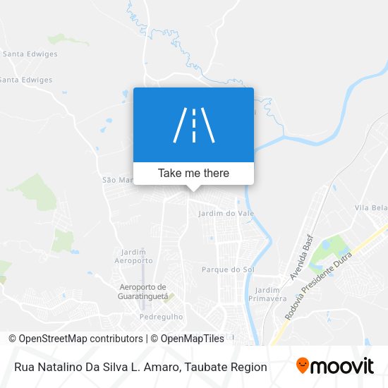 Rua Natalino Da Silva L. Amaro map