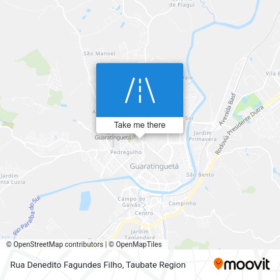 Rua Denedito Fagundes Filho map