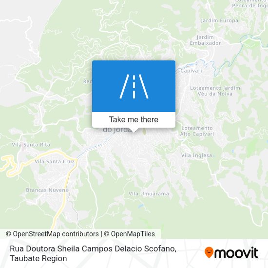 Rua Doutora Sheila Campos Delacio Scofano map