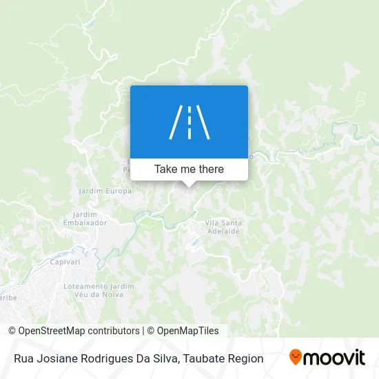 Rua Josiane Rodrigues Da Silva map