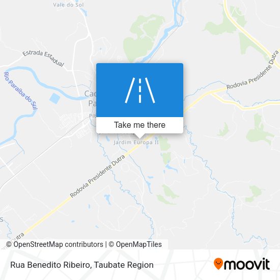 Rua Benedito Ribeiro map