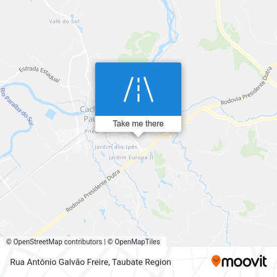 Rua Antônio Galvão Freire map