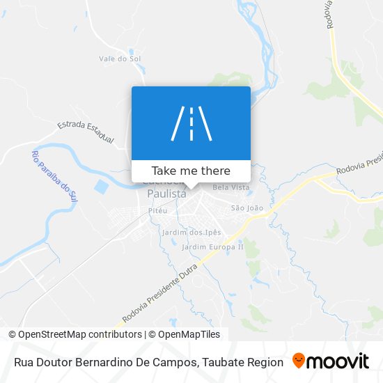 Mapa Rua Doutor Bernardino De Campos