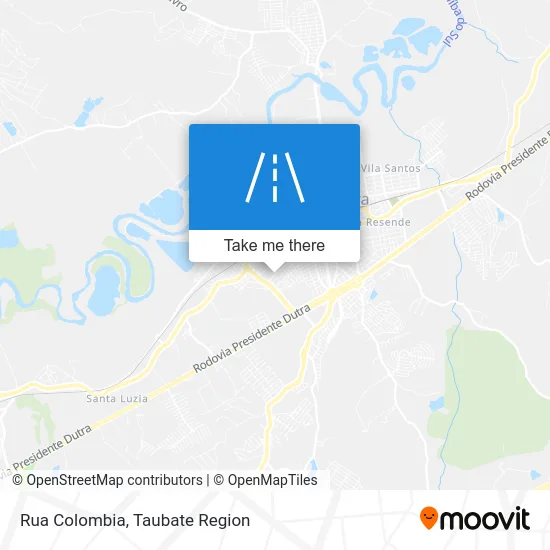 Rua Colombia map