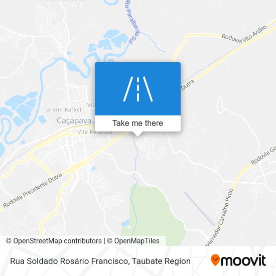 Rua Soldado Rosário Francisco map