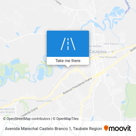 Avenida Marechal Castelo Branco 1 map
