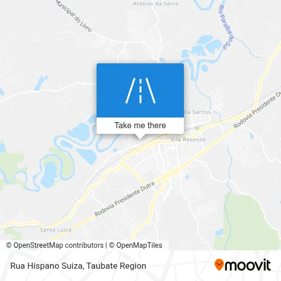 Rua Hispano Suiza map