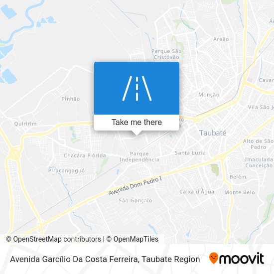 Avenida Garcílio Da Costa Ferreira map