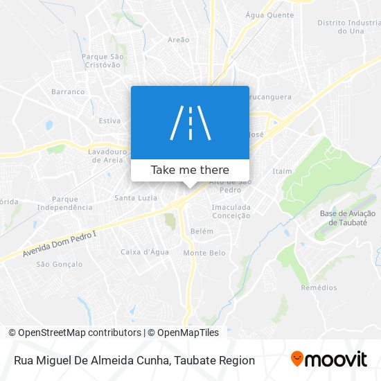 Mapa Rua Miguel De Almeida Cunha