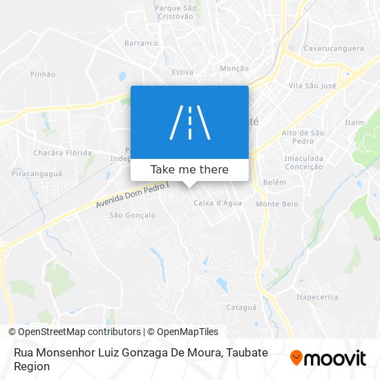 Mapa Rua Monsenhor Luiz Gonzaga De Moura