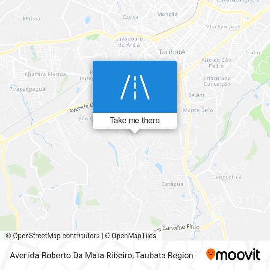 Avenida Roberto Da Mata Ribeiro map