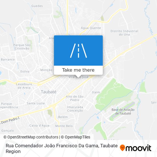 Mapa Rua Comendador João Francisco Da Gama