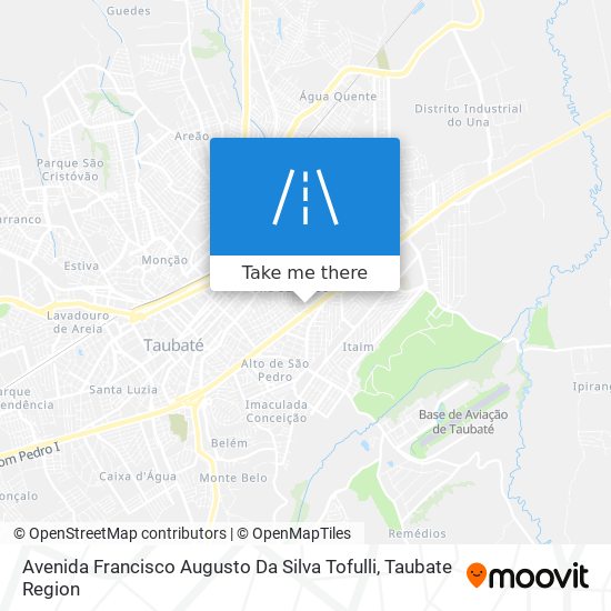 Mapa Avenida Francisco Augusto Da Silva Tofulli