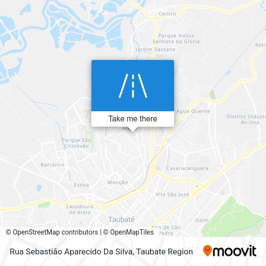 Rua Sebastião Aparecido Da Silva map