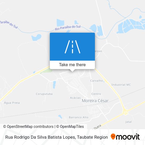 Rua Rodrigo Da Silva Batista Lopes map